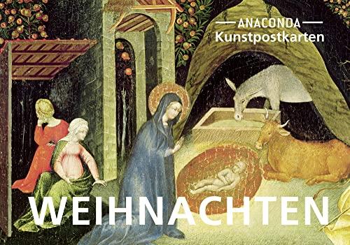 Postkarten-Set Weihnachten: 18 Kunstpostkarten aus hochwertigem Karton. ca. 0,28€ pro Karte