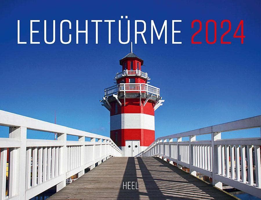 Leuchttürme Kalender 2024: Eintragkalender mit 12 stimmungsvollen Motiven von der Ostsee & Nordsee