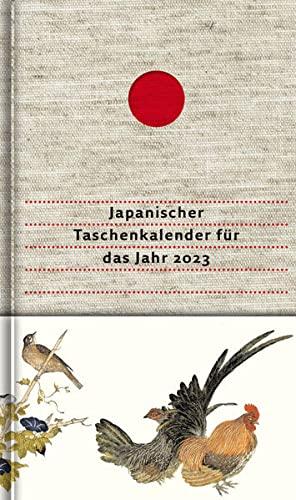 Japanischer Taschenkalender für das Jahr 2023: Mit 53 Haiku von Matsuo Bashô und von seinen Meisterschülern