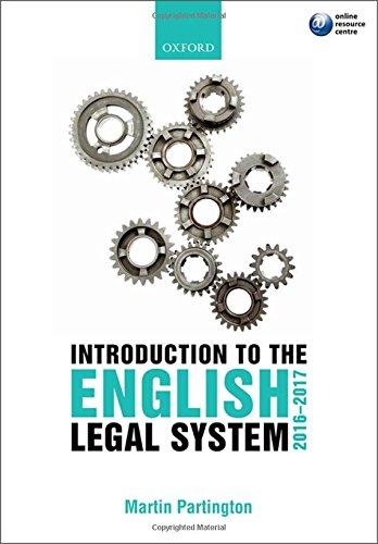 Introduction to the English Legal System 2016-2017