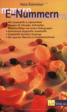 E-Nummern: Alle Zusatzstoffe in Lebensmitteln. Hinweise für Allergiker, Asthmatiker, Migräneanfällige und weitere Risikogruppen. Gentechnisch ... Zusatzstoffe tierischen Ursprungs