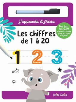 Les chiffres de 1 à 20: 1 2 3