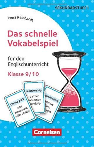 Das schnelle Vokabelspiel - Englisch: Für den Englischunterricht: Klasse 9/10. 30 Lernkarten