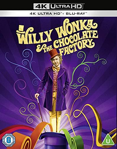 Willy Wonka & The Chocolate Factory [4K Ultra-HD] [1971] [Blu-ray] [Region Free]