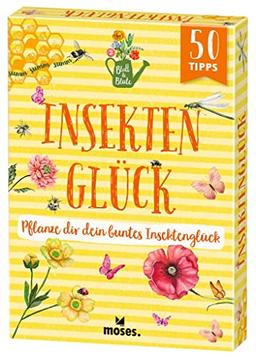 moses. Blatt & Blüte Insektenglück – Pflanze dir dein buntes Insektenparadies | 50 Karten mit Tipps rund um eine insektenfreundliche Umgebung | ... Garten: Pflanze dir dein buntes Insektenglück