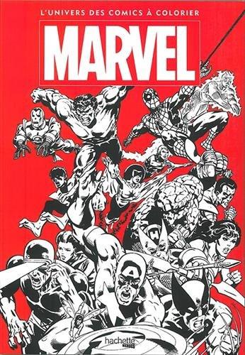 Marvel : l'univers des comics à colorier