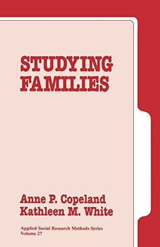 Studying Families (Applied Social Research Methods Series)