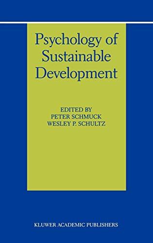 Psychology of Sustainable Development