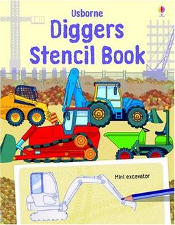 Diggers Stencil Book (Stencil Books)