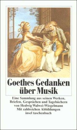 Goethes Gedanken über Musik: Eine Sammlung aus seinen Werken, Briefen, Gesprächen und Tagebüchern (insel taschenbuch)