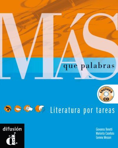 Mas que palabras : literatura por tareas