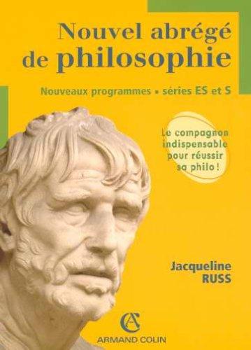 Nouvel abrégé de philosophie : nouveaux programmes, séries ES et S