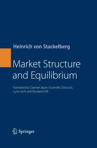 Market Structure and Equilibrium