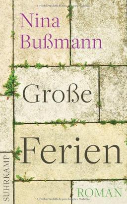 Große Ferien: Roman (suhrkamp taschenbuch)