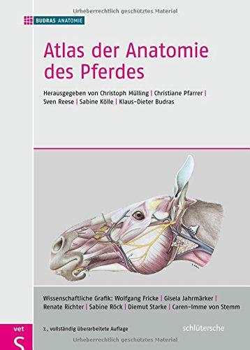 Atlas der Anatomie des Pferdes: herausgeben von Christoph Mülling, Christiane Pfarrer, Sven Reese, Sabine Kölle, Klaus-Dieter Budras