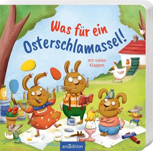 Was für ein Osterschlamassel!: Mit vielen Klappen | Eine lustige erste Ostergeschichte für Kinder ab 24 Monaten