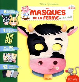 Mes masques de la ferme à décorer