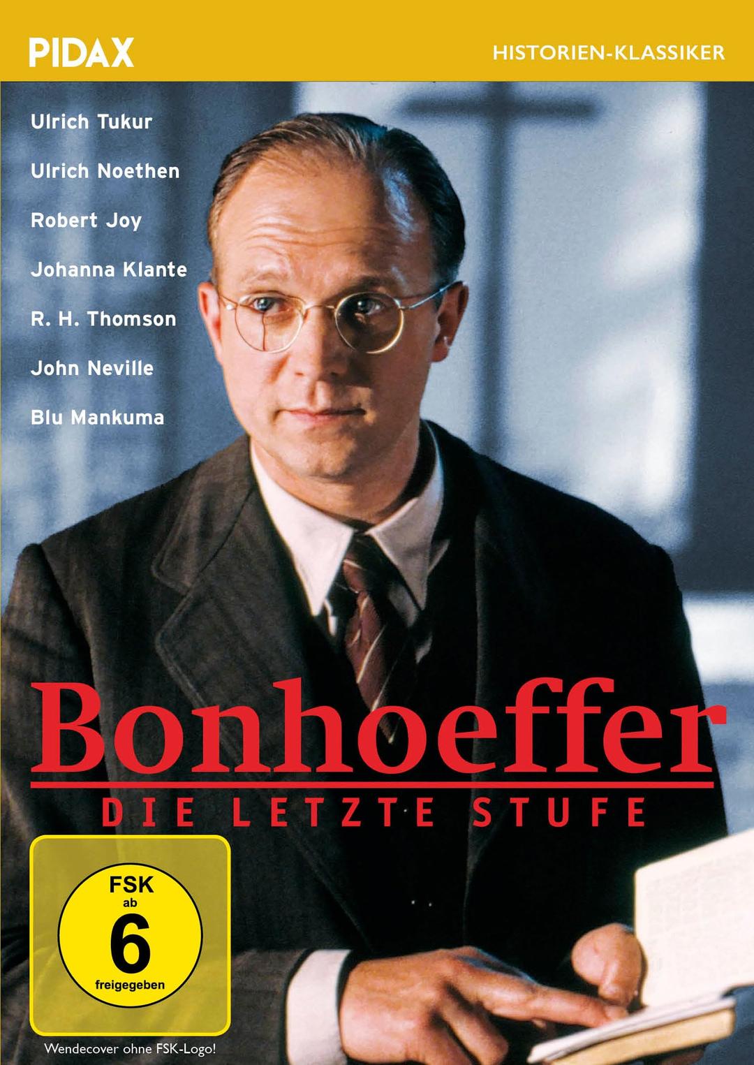 Bonhoeffer - Die letzte Stufe / Preisgekrönte Filmbiografie über den berühmten Theologen und Widerstandskämpfer (Pidax Historien-Klassiker)