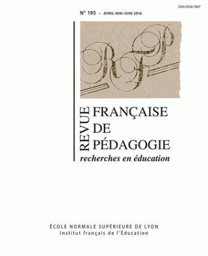 Revue française de pédagogie, n° 195