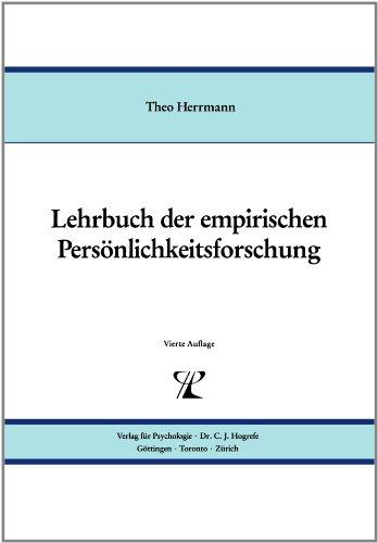 Lehrbuch der empirischen Persönlichkeitsforschung