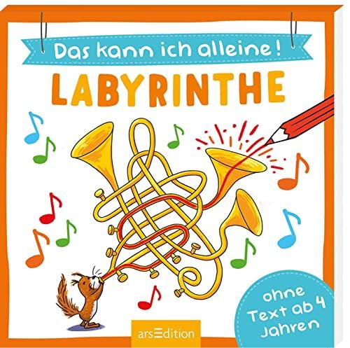 Das kann ich alleine! Labyrinthe: Rätselblock ohne Text ab 4 Jahren