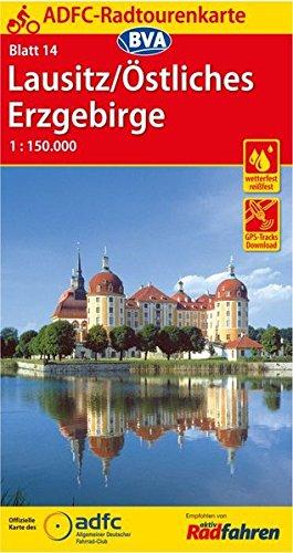 ADFC-Radtourenkarte 14 Lausitz /Östliches Erzgebirge 1:150.000, reiß- und wetterfest, GPS-Tracks Download (ADFC-Radtourenkarte 1:150000)