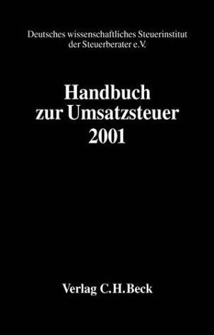 Handbuch zur Umsatzsteuer 2001