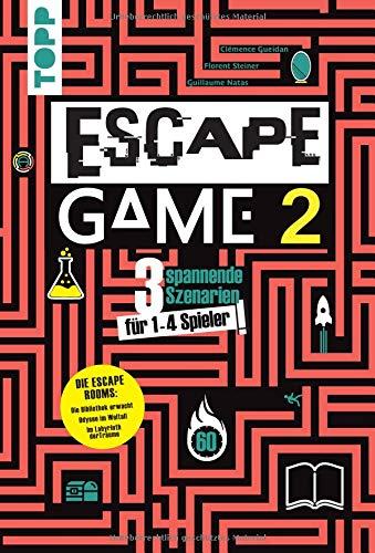 Escape Game 2: 3 Escape Rooms für zu Hause: Die Bibliothek erwacht, Im Labyrinth der Träume, Odyssee im Weltall