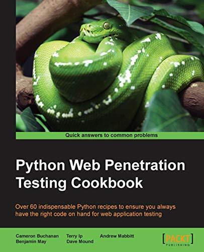 Python Web Penetration Testing Cookbook (English Edition)