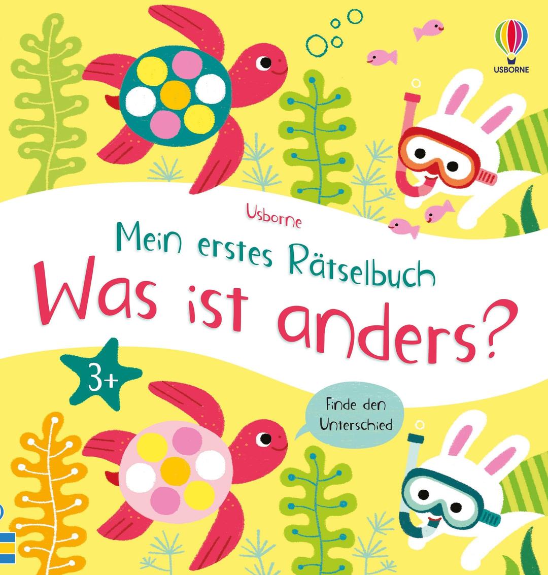 Mein erstes Rätselbuch: Was ist anders?: Mitmachbuch mit altersgerechten, vielfältigen Finde-den-Unterschied-Suchbildern – ab 3 Jahren