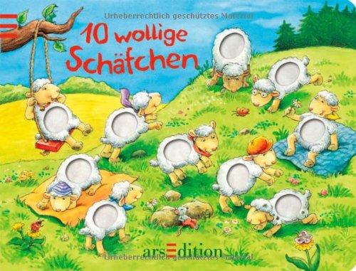 10 wollige Schäfchen (10er Stanze)