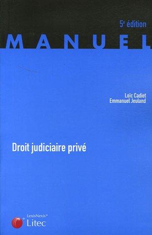 Droit judiciaire privé