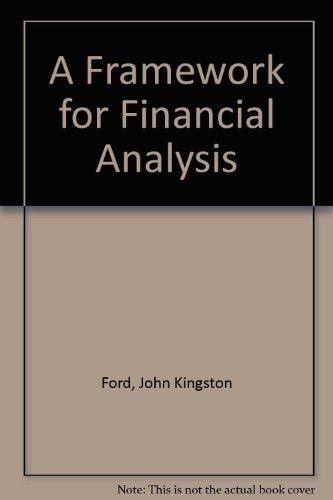 A Framework for Financial Analysis