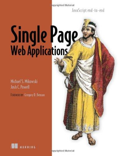 Single Page Web Applications