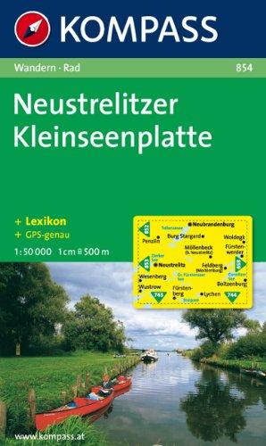 Neustrelitzer Kleinseenplatte: Wanderkarte mit Kurzführer und Radrouten. GPS-genau. 1:50000