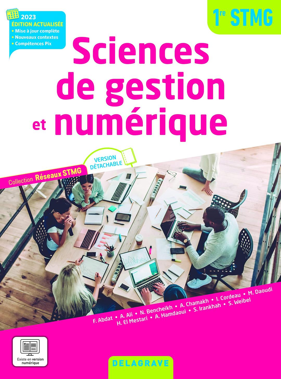 Sciences de gestion et numérique 1re STMG