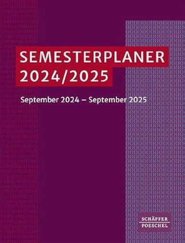 Semesterplaner 2024/ 2025: September 2024 - September 2025