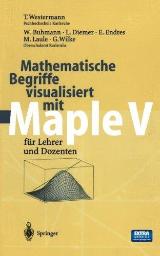 Mathematische Begriffe visualisiert mit Maple V: für Lehrer und Dozenten