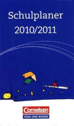 Schulplaner 2010/2011: Mit zwei Lesebändchen und separatem Adress- und Telefonregister