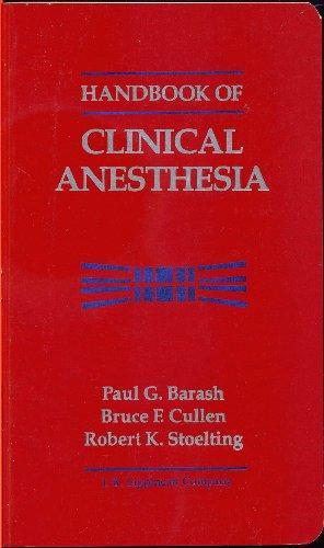 Handbook of Clinical Anesthesia