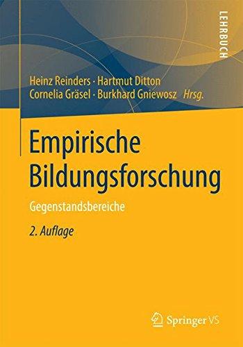 Empirische Bildungsforschung: Gegenstandsbereiche