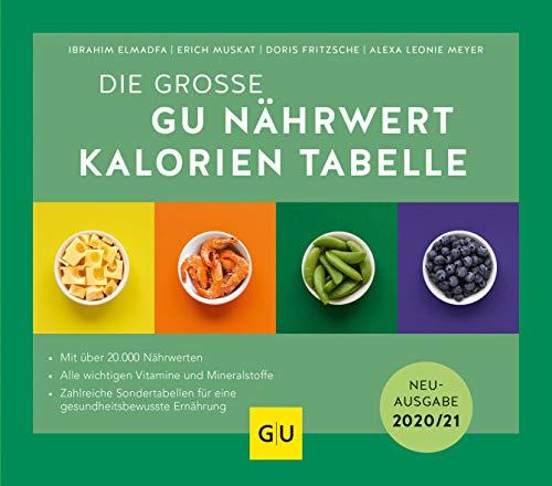 Nährwert-Kalorien-Tabelle, Die große GU: Neuausgabe 2020/21 (GU Tabellenwerk Gesundheit)