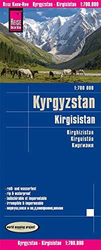 Reise Know-How Landkarte Kirgisistan / Kyrgyzstan (1:700.000): reiß- und wasserfest (world mapping project)