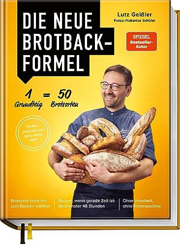 Die neue Brotbackformel – 50 Brotsorten aus nur einem Hefeteig – von herzhaft bis süß – Brotsorte bis zum Backen wählbar – 48 Stunden Backfenster – ... Stunden - Ohne Vorarbeit, ohne Knetmaschine