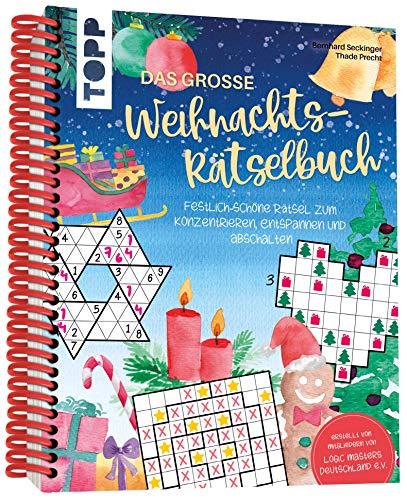 Das große Weihnachts-Rätselbuch: Festlich-schöne Rätsel zum Konzentrieren, Entspannen und Abschalten