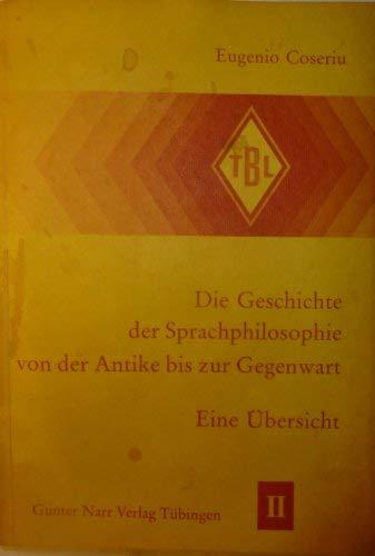 Die Geschichte der Sprachphilosophie von der Antike bis zur Gegenwart II. Von Leibniz bis Rousseau