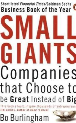 Small Giants: Companies That Choose to be Great Instead of Big