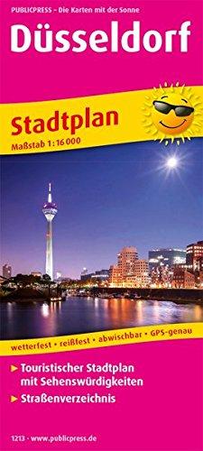 Düsseldorf Stadtplan: Touristischer Stadtplan mit Sehenswürdigkeiten und Straßenverzeichnis. 1:16000 (Stadtplan / SP)