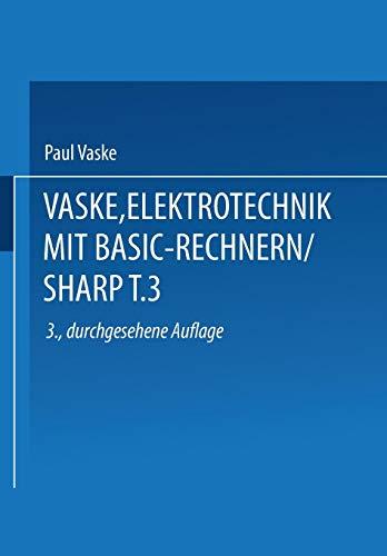 Elektrotechnik mit Basic-Rechnern (Sharp)