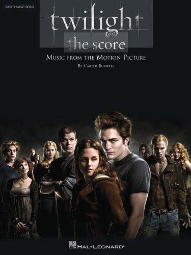 Carter Burwell Twilight The Score (Easy Piano) Pf